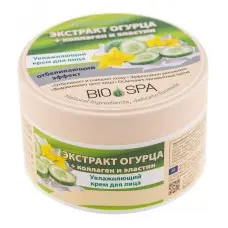 Крем для лица Belle Jardin Bio Spa Экстракт огурца + Коллаген и Эластин с отбеливающим эффектом 200 мл